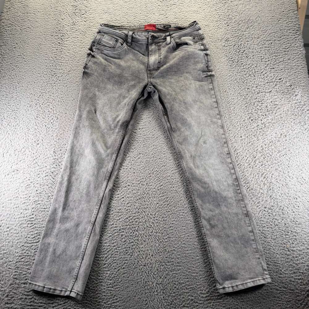 Truth Substance Common Sense Jeans Men 32x32 Gray Cotton Denim Straight Slim